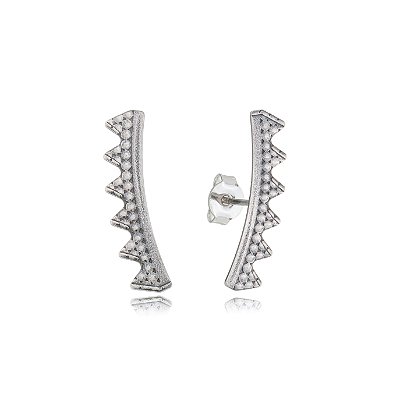 Cartela De Brincos Earcuff - Prata 925 (Contém 12 Pares)