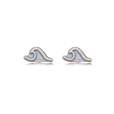 Cartela De Brincos Onda P - Prata 925 (Contém 12 Pares)