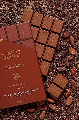 Barra Chocolate Nugali Ao Leite 45% 500g