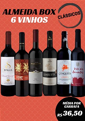 Almeida Box - 6 vinhos | Clássicos