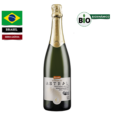 Espumante Garibaldi Astral Brut Biodinamico 750ml
