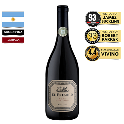 Vinho El Enemigo Malbec 2021