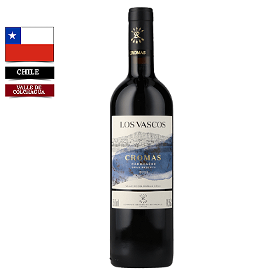 VINHO LOS VASCOS CROMAS GRAN RESERVA CARMENERE 2020