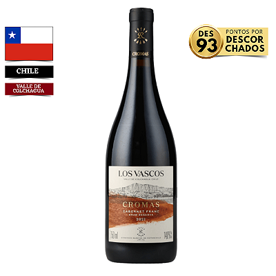 VINHO LOS VASCOS CROMAS GRAN RESERVA CABERNET FRANC 2021