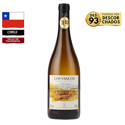 VINHO LOS VASCOS CROMAS GRAN RESERVA CHARDONNAY 2022