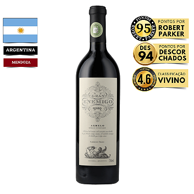 VINHO GRAN ENEMIGO AGRELO 2020