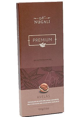 Chocolate Nugali 45% Avelãs