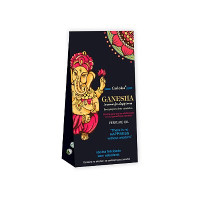Perfume Indiano  Ganesha - Goloka - 10ml - Para pele e Difusor.