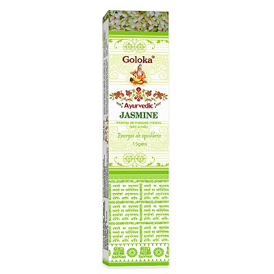 Incenso Indiano Goloka Ayurvedic - Jasmine