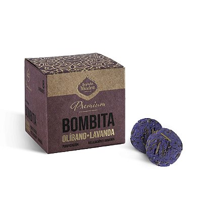 Incenso Bombitas Defumação Premium - Olíbano e Lavanda