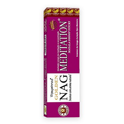 Incenso Indiano Golden Nag Dhoop Sticks - Meditation