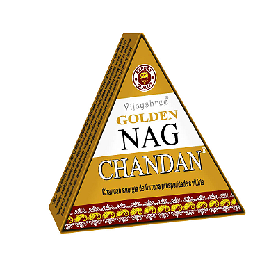 Incenso Cone Cascata Golden Nag Chandan