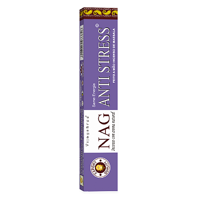 Incenso Golden Nag Massala - Anti Stress - 15 varetas