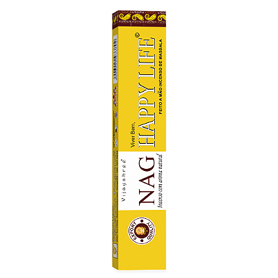Incenso Golden Nag Massala - Happy Life - 15 varetas