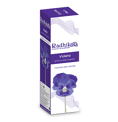 Incenso Radhika Caixa Box Fechada - Violeta