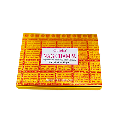 Defumador Goloka  Nag Champa Energia de Meditção