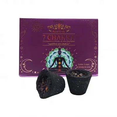 Defumador Goloka 7 Chakra Equilíbrio dos Chakras