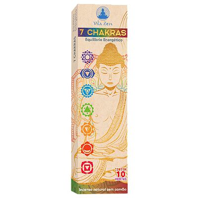Incenso 7 Chakras - Equilíbrio Energético