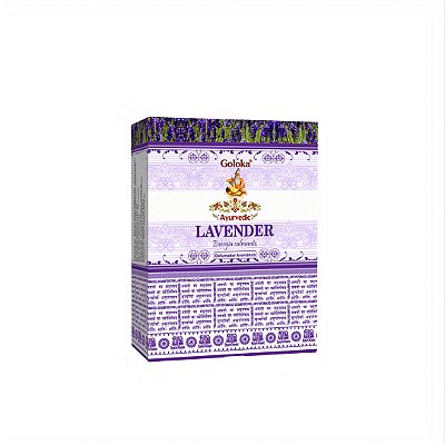 Incenso Cone Cascata Goloka  Lavanda