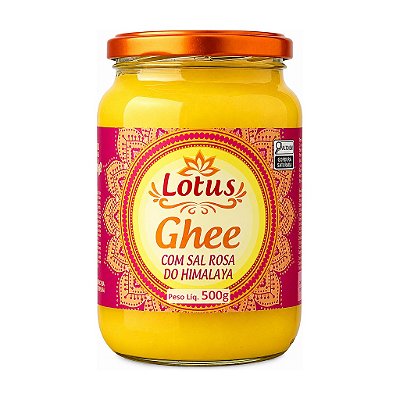 Manteiga GHEE com Sal Rosa 500G - Lotus