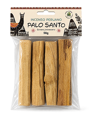 PALO SANTO INCENSO NATURAL MADEIRA SAGRADA DO PERU 50G