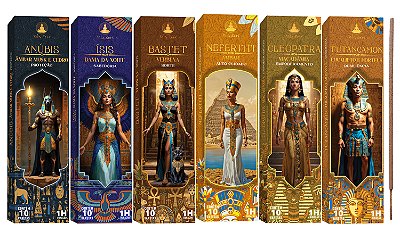 KIT INCENSO VILA ZEN LINHA EGYTO 6 AROMAS