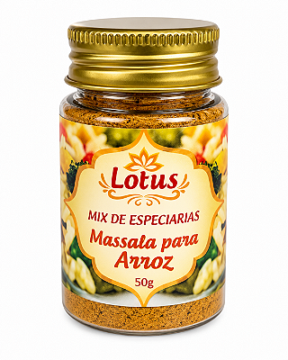 Tempero Massala Para Arroz Lotus - 50g