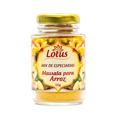 Tempero Massala Para Arroz Lotus - 50g