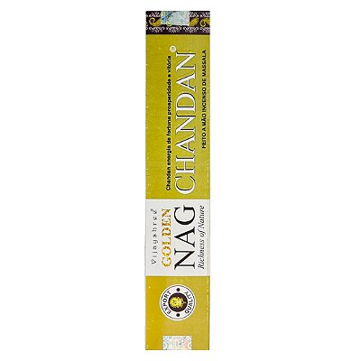 Incenso Golden Nag Chandan Masala - Sandalo - 15 varetas