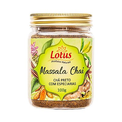 Massala Chai 100g - Especiarias com Chá Preto (Camellia Sinensis)