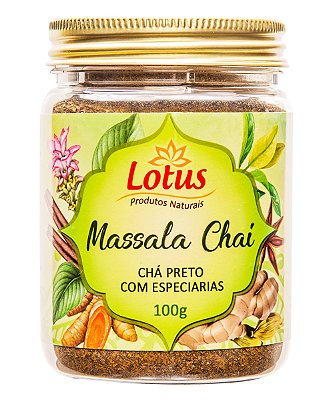 Massala Chai 100g - Especiarias com  Chá Preto (Camellia Sinensis)