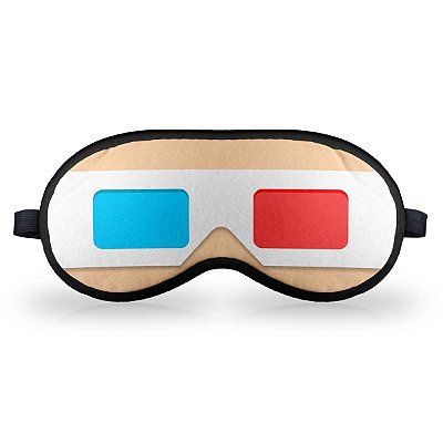 Máscara de Dormir Óculos 3D