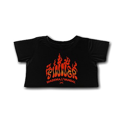 Cropped Vandal - Sinner Fire - Plus Size