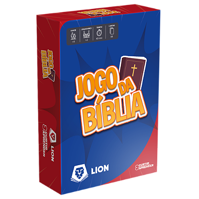 Jogo da Bíblia - Jogo de Cartas + Livreto Versículos para Aprender