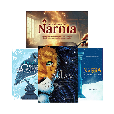 COMBO NÁRNIA: Sabores de Nárnia + O Outro Nome de Aslam + Guia de Leitura + Contos, Mistério e Encanto