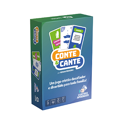 Conte e Cante - Jogo de Cartas + Livreto Versículos para Aprender
