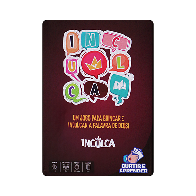 Inculca - Jogo de Cartas Bíblico - 6 Jogos em 1