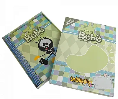Diário do Bebê Smilingüido - Verde - Menino