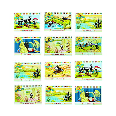 COMBO - Coleção Vamos Colorir Smilingüido - 12 Livretos