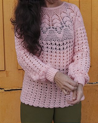 Suéter Rosa