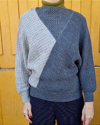 Suéter Três Tons de Cinza