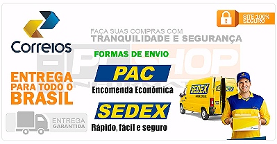 Entrega em todo o Brasil