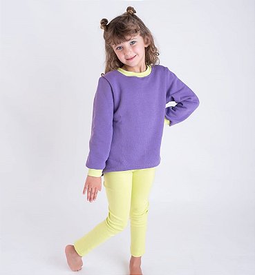 Legging Infantil Menina Ribana Verde
