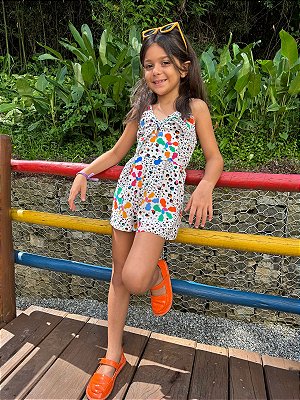 Macaquinho Nina Oncinha Color