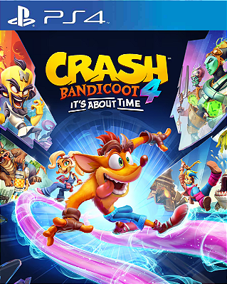 Crash Bandicoot 4 It's About Time PS4 Mídia Digital