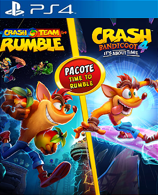 Crash Team Rumble + Crash Bandicoot 4: It’s About Time PS4 Midia Digital