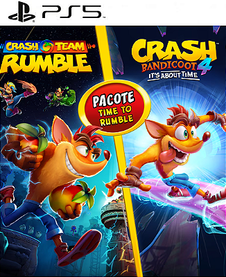 Crash Team Rumble + Crash Bandicoot 4: It’s About Time PS5 Midia Digital
