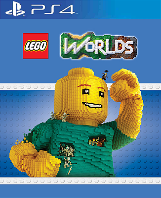 LEGO Worlds PS4 Midia Digital