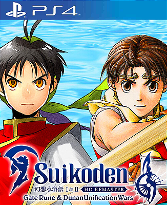 Suikoden I&II HD Remaster Gate Rune and Dunan Unification Wars PS4 Midia Digital