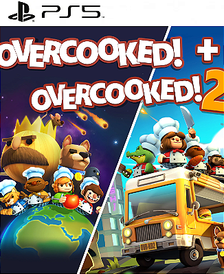 Overcooked! + Overcooked! 2 PS5 Midia Digital